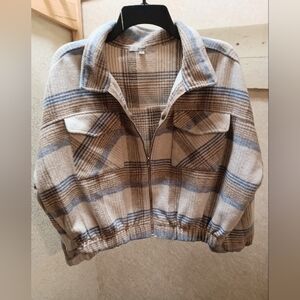 'PAPAYA' • Plaid Jacket -